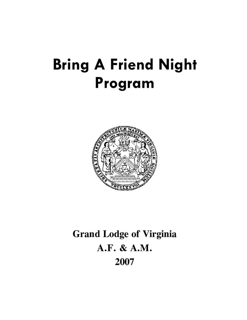 Bring a Friend Night Program