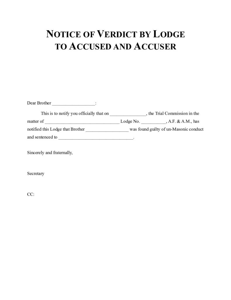 Notice of Verdict (PDF)