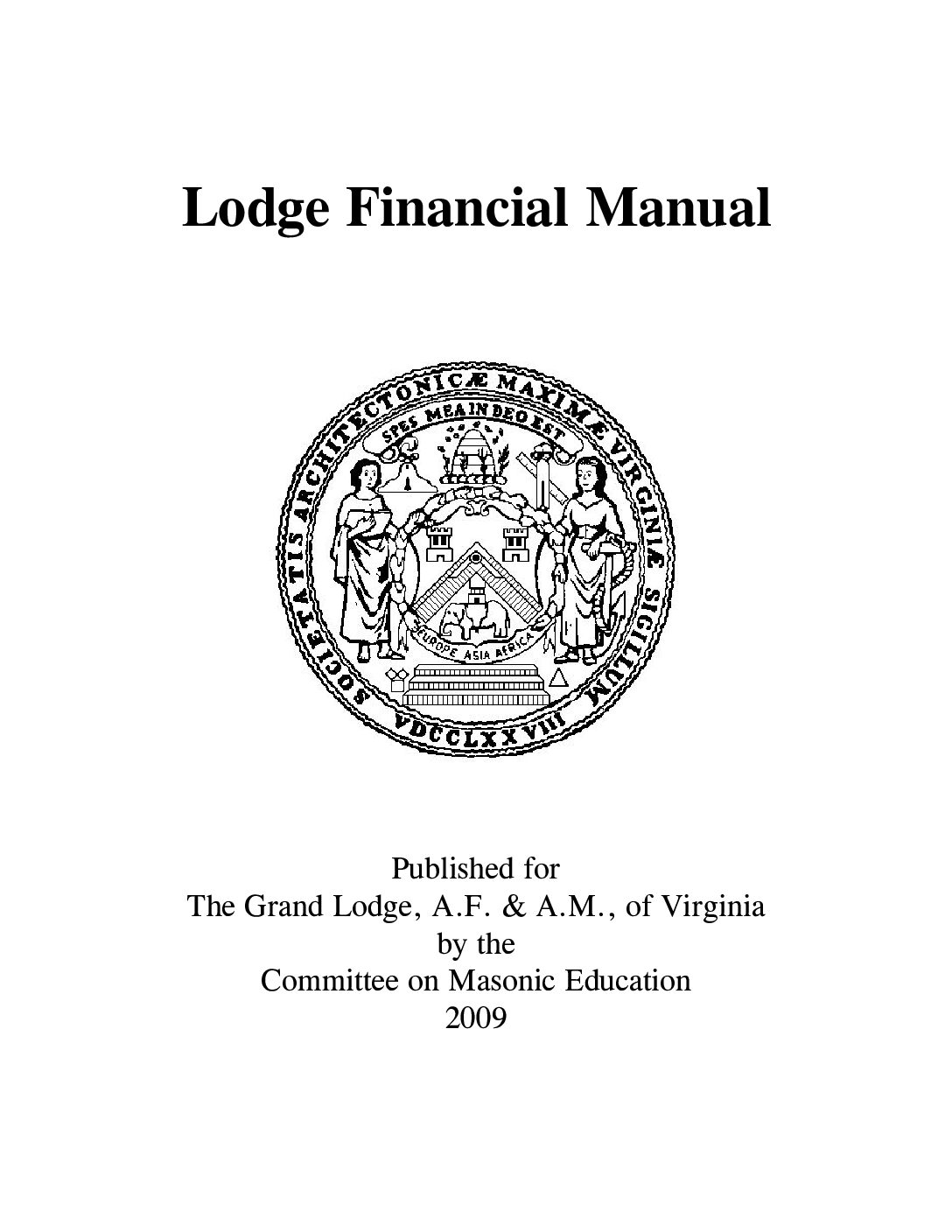 Lodge Financial Manual